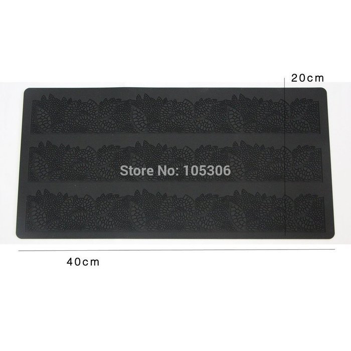 Flower Pattern Silicone Mat Fondant Cake Decorating Styling Tools Kitchen Silicone Lace Mold