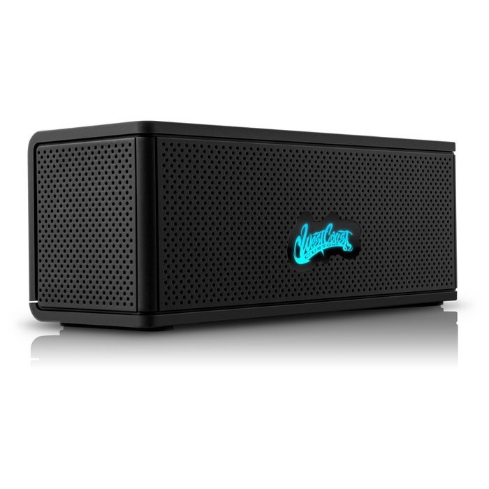 West Coast Customs Portable Wireless Bluetooth Speaker. Bulit in speakerphone and 8 Hour Battery- Black N2