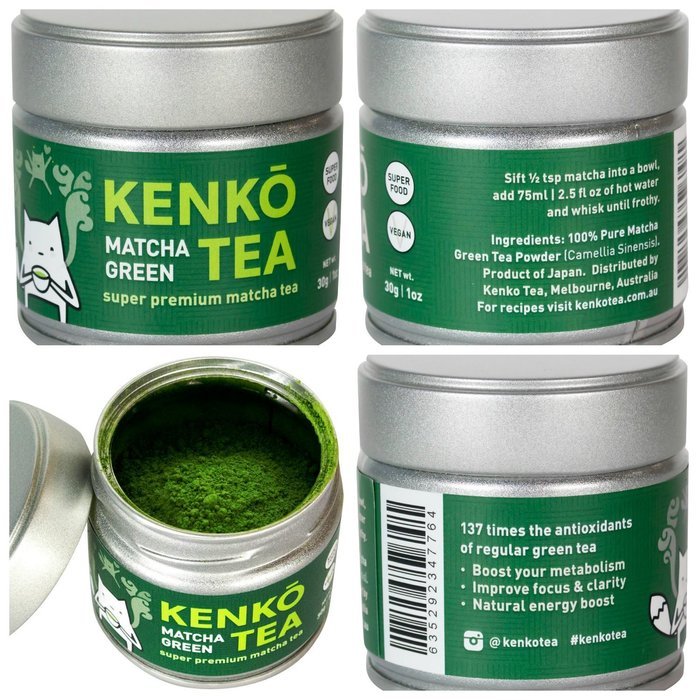 KENKO - Premium Matcha Green Tea Powder - 1st Harvest - Special Drinking Blend for Top Flavor - Best Tasting Ceremonial... N10