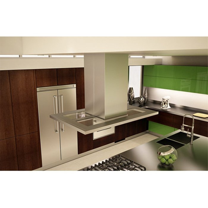 Zephyr 36W in. Modena Island Range Hood