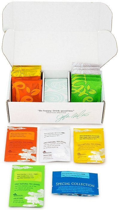 Premium Tea Gift Box Set - Rare Assortment Of Premium Teas - Delicious Rare Green, Oolong, And Red Loose Leaf... N9