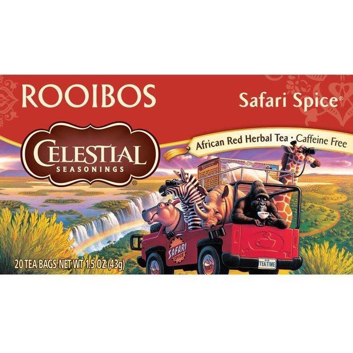 Celestial Seasonings Vanilla Rooibos Tea, 20 Count (Pack of 6) N8