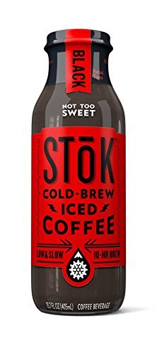 SToK Cold Brew Iced Coffee, Black, 13.7 oz/12 Pack