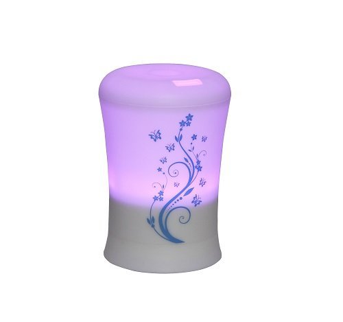 BriteLeafs PureAroma 2-in-1 Ultrasonic Aroma Diffuser Ultrasonic Humidifier - 4 Timer Settings & 6 Color Light...