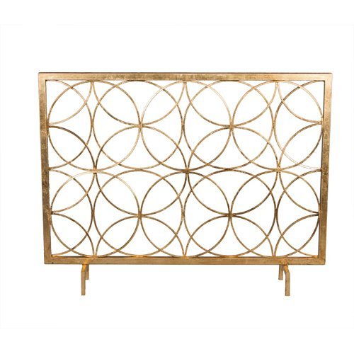 Antique Gold Circles Firescreen