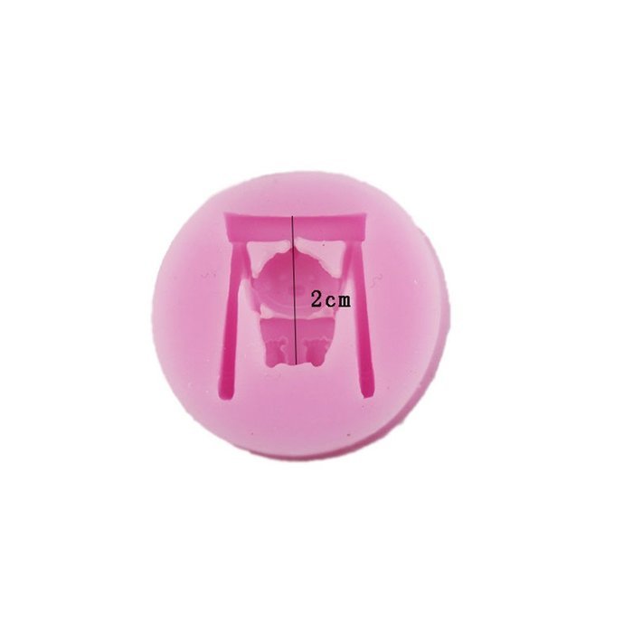 SHINA Swing Baby Fondant Mold Silicone Sugar Craft Mold Flower Cake Decorating DIY N2