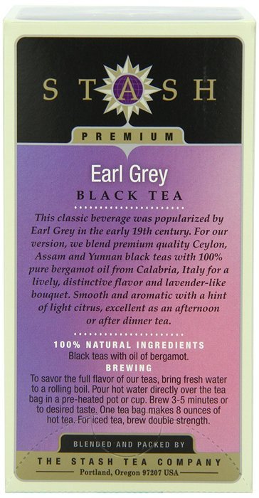Stash Tea Chai Spice Black Tea, 20 Count Tea Bags in Foil (Pack of 6) N10