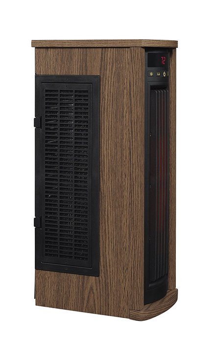 Duraflame 5HM7000-PO78 Portable Electric Infrared Quartz Oscillating Tower Heater, Oak N2