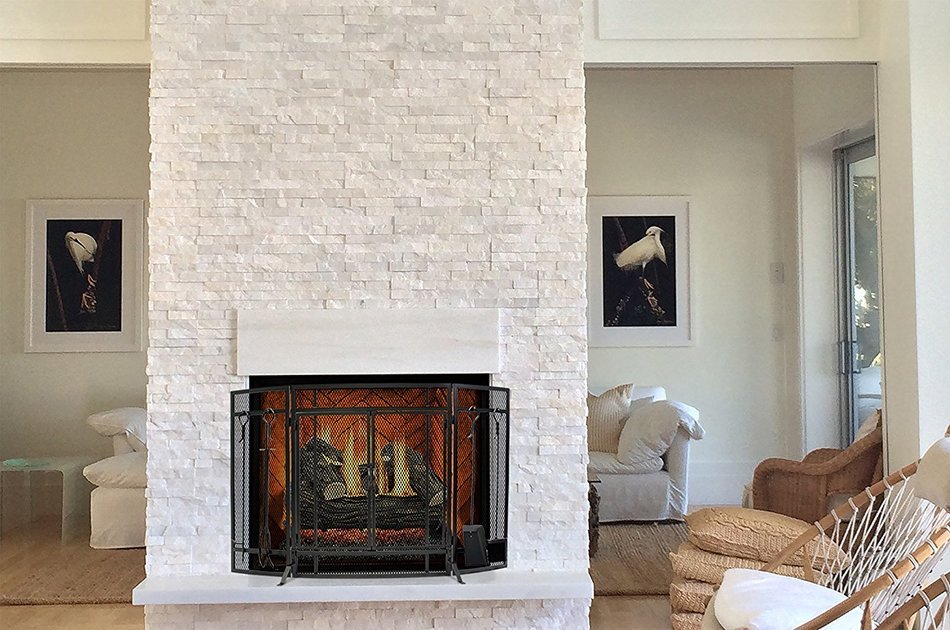 Pleasant Hearth FA498ST Curved Screen With Tools N6
