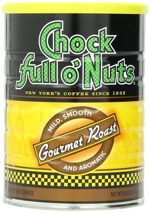 Chock full o'Nuts Coffee New York Roast Ground, 10.5 Ounce