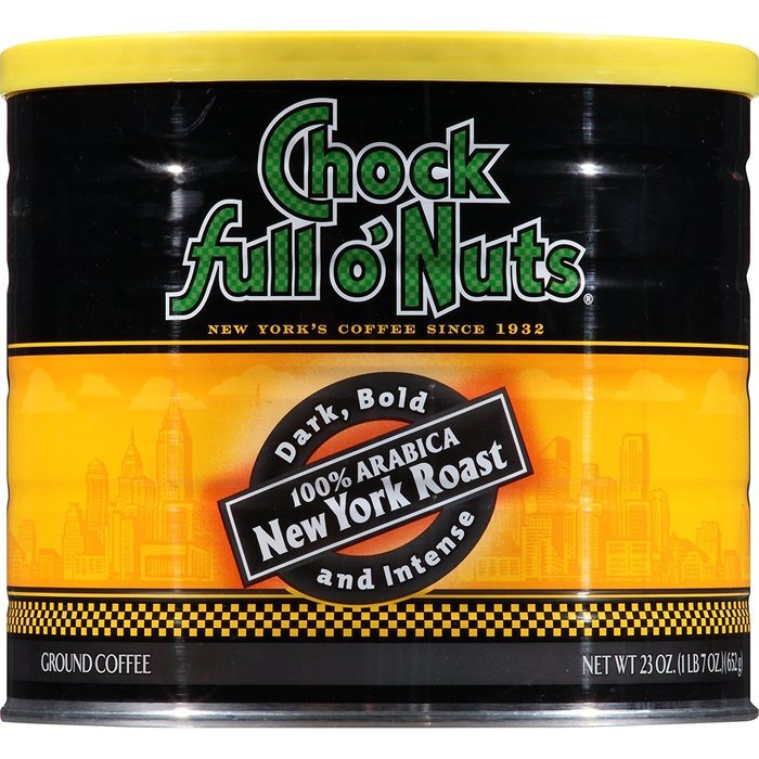 Chock full o'Nuts Coffee New York Roast Ground, 10.5 Ounce N2