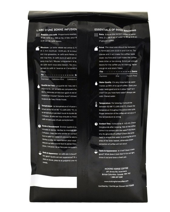 Kicking Horse Coffee, Whole Bean, Kick Ass, 2.2 Pound N5
