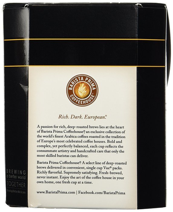 Barista Prima Caf&eacute; Mocha Keurig Vue Portion Packs, 96 Count N4