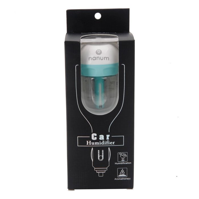 FCHMini Car Humidifier Aroma Air Purification Diffuser (BLUE) N4