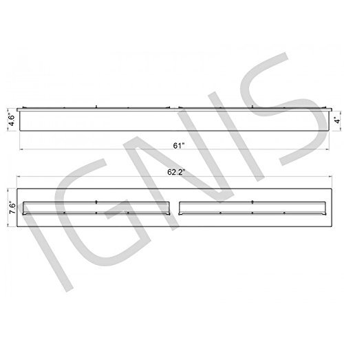 Ignis EB6200 Ethanol Fireplace Burner Insert