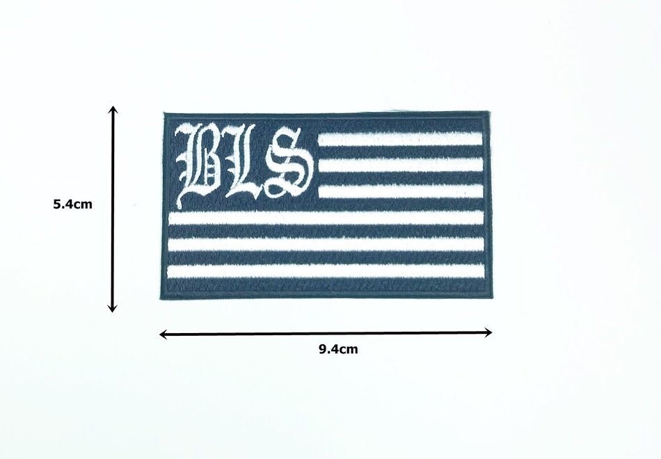 BLS Black Label Society Heavy Metal Rock Punk Music Band Logo Patch Sew Iron on Embroidered Polo T-shirt Vest... N2