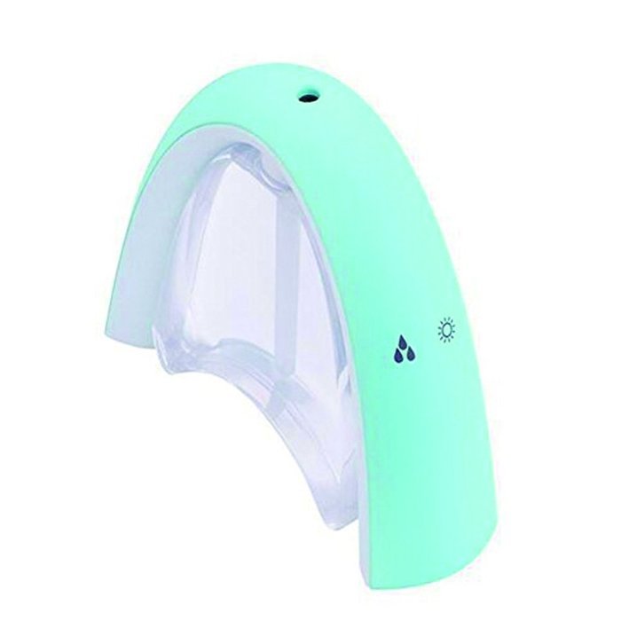 BeQool USB Aroma Diffuser Humidifier Message Board Nightlight Humidifier -Black (Blue) N10