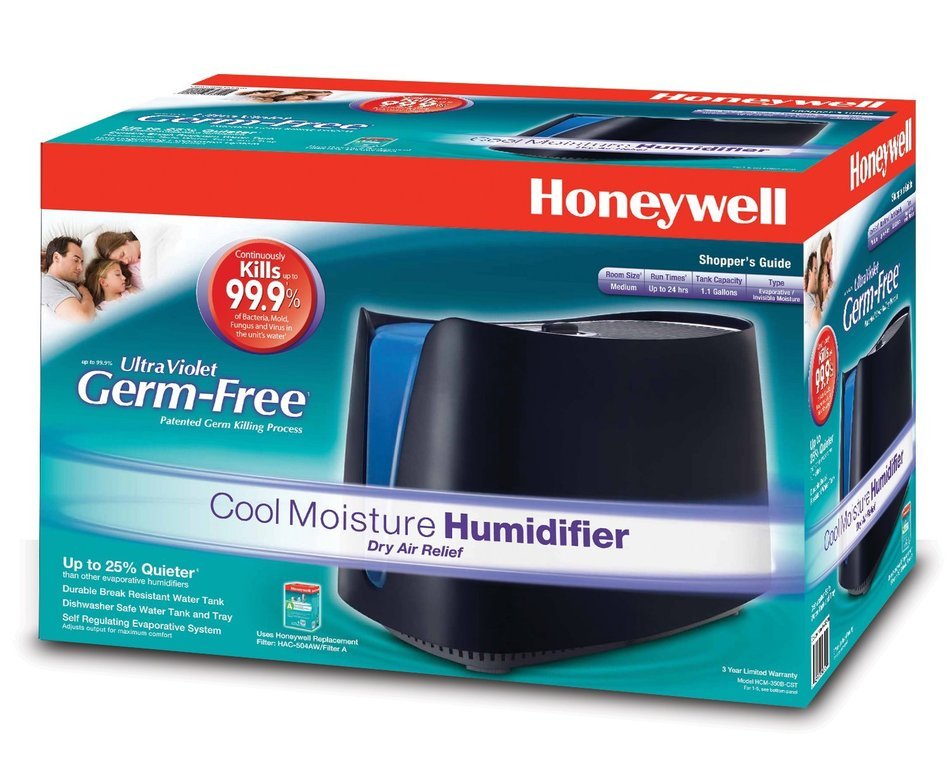 Honeywell HCM350W Germ Free Cool Mist Humidifier, White