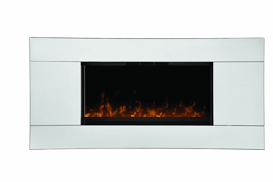 Dimplex DWF24A-1329 Reflections Wall-mount 40-Inches by 19-Inches Electric Fireplace, Stainless N2