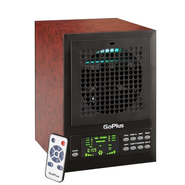 Air Purifier UV-C Remote Ozone Generator Ionizer Ozonator HEPA Smoke Remover N7