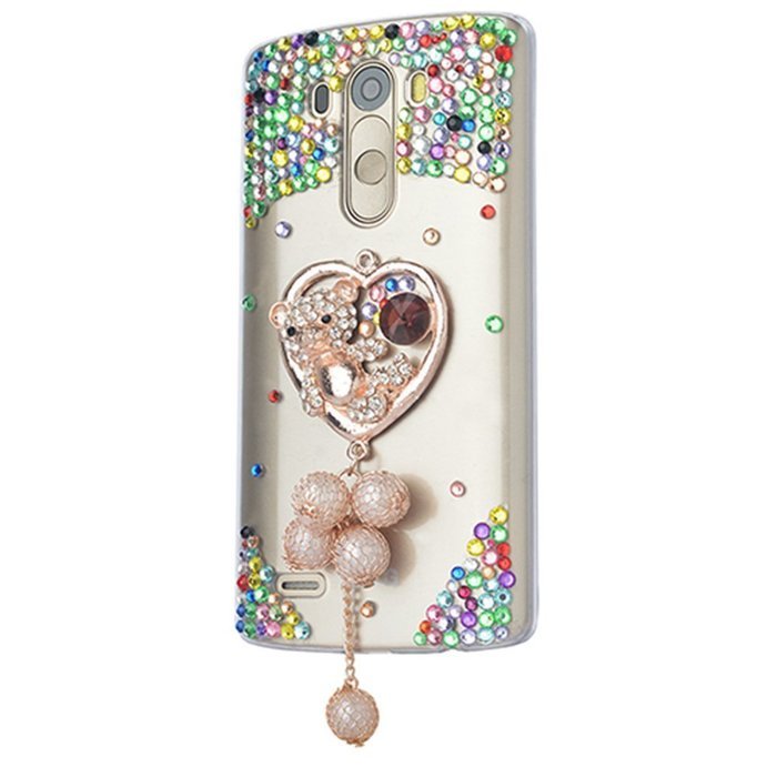 Spritech(TM) Bling Phone Case For LG V10,3D Handmade Crystal Perfume Pattern Accessary Design Clear Cellphone... N16