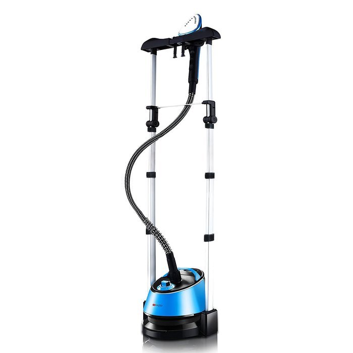 Walcut Blue 1350ml Professional Garment Clothes Fabric Dual Bar Steamer Portable Wrinkle Remover Iron Steam