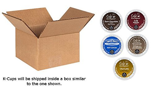 20-count K-cup for Keurig Brewers Cafe Escapes Variety Pack Featuring Swiss Miss, Cafe Milk Chocolate, Cafe Dark...
