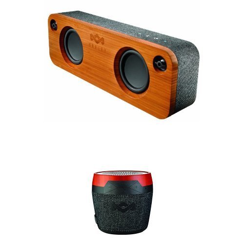 House of Marley Portable Bluetooth Audio System with House of Marley Mini BT Portable Wireless Bluetooth Speaker...