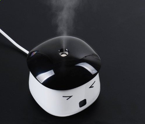 INST LeBao Mini Humidifier with USB Cable, Ideal for Bedrooms, Living Rooms, etc. (Black 01) N5