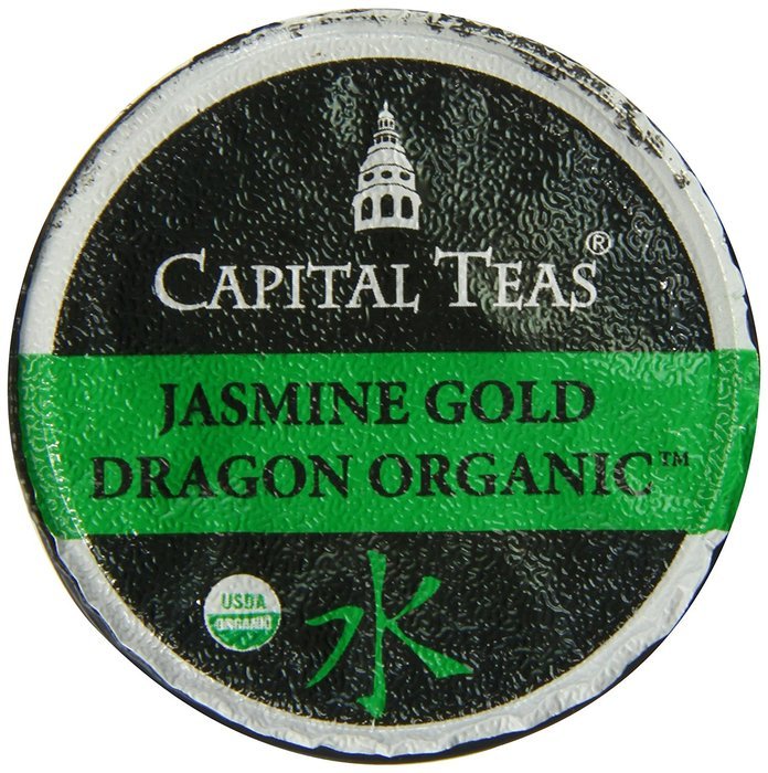 Capital Teas Turmeric Ginger Organic Tea, Keurig Cups, 12 Count N6