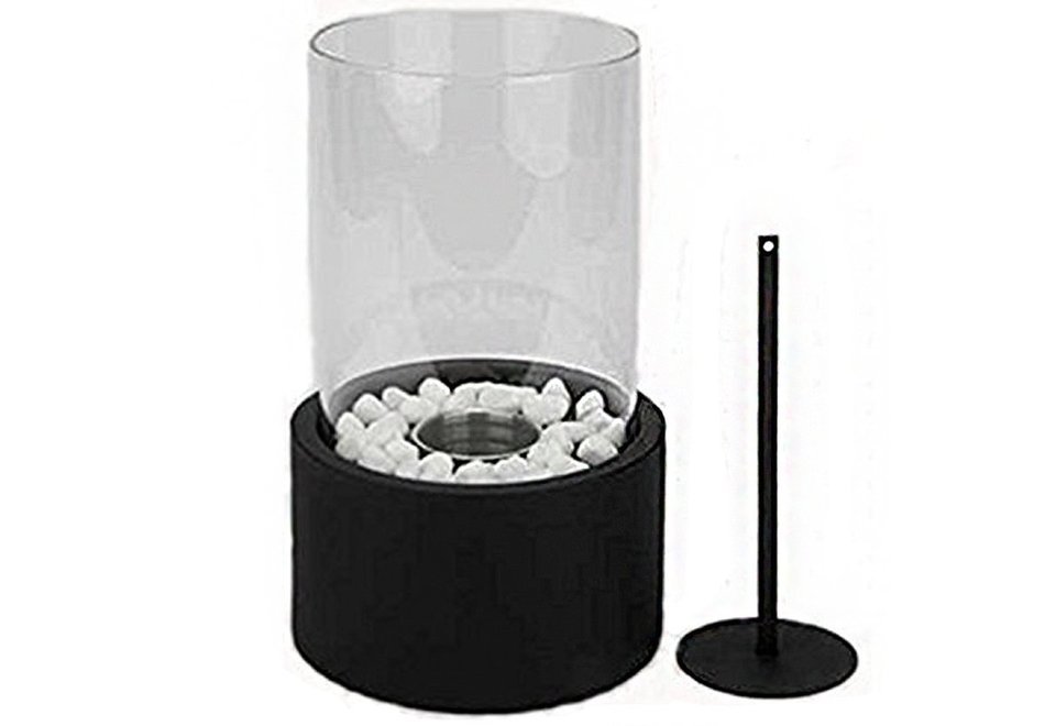 Moda Flame GF307950WH Ghost Tabletop Firepit Ethanol Fireplace White N3