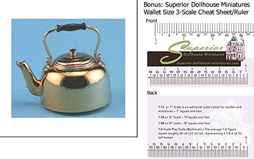 Dollhouse COPPERTONE TEA KETTLE