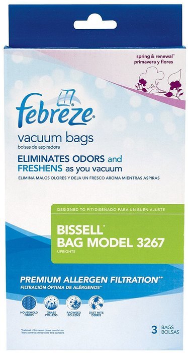 Febreze Bissell Bag 3267 Replacement Vacuum Bag, 3-Pack