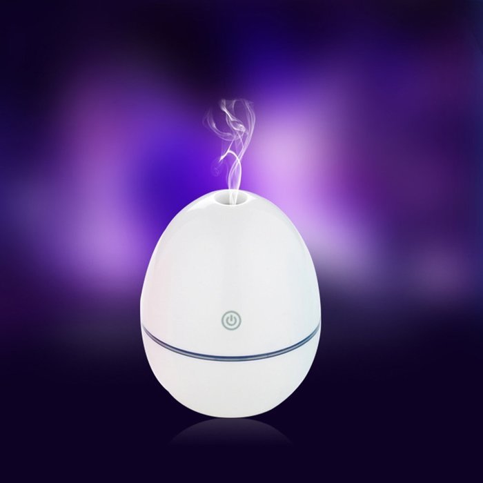 Portable Mini Egg Ultrasonic Cool Mist Humidifier Auto Shut-off Oil diffuser for Office Yoga SPA Bedroom Home