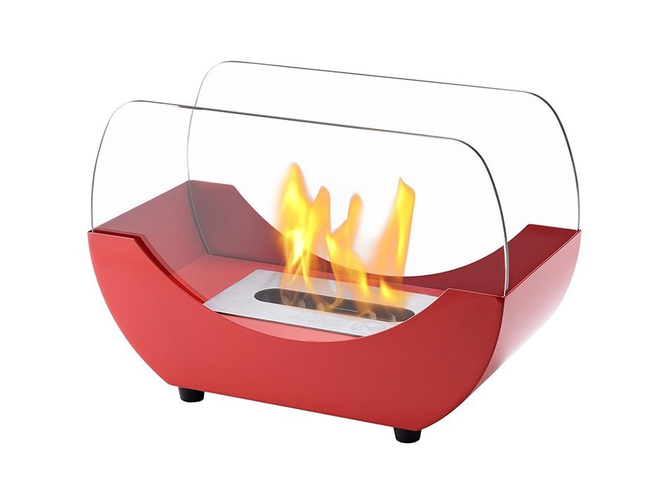 Ignis Portable Tabletop Ventless Bio Ethanol Fireplace - Liberty (Black) N12