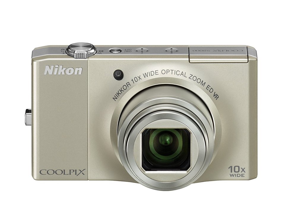 Nikon Coolpix S8000 14 MP Digital Camera with 10x Optical Vibration Reduction (VR) Zoom and 3.0-Inch LCD (Silver) N16