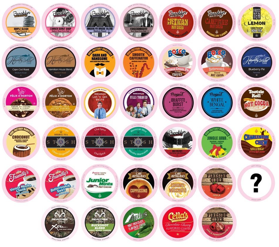 Two Rivers Bit of Everything Single-cup Sampler Pack for Keurig K-Cup Brewers, 40 Count N6