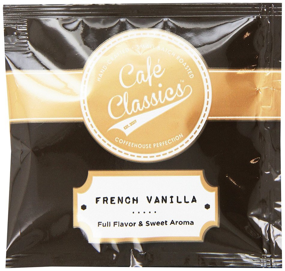 Cafe Classics Coffee Pods, French Vanilla, 15-Count (Pack of 3) N9