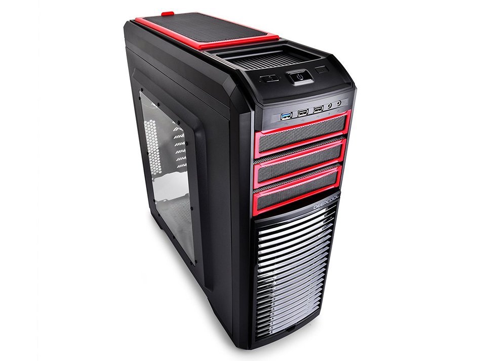 DeepCool ATX Mid Tower KENDOMEN Red