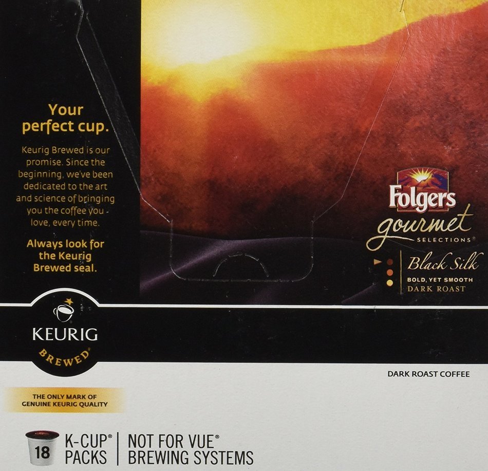 Folgers Black Silk - 18 ct