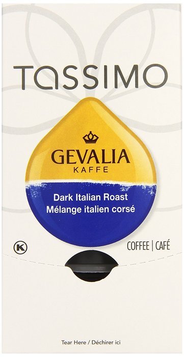 Gevalia Dark Italian Roast, 12-Count T-Discs for Tassimo Coffeemakers(Pack of 3) N8