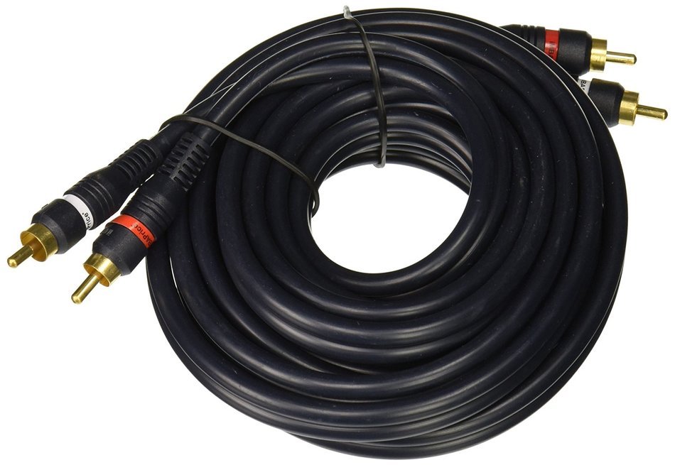 iMBAPrice&reg; PREMIUM 6-Feet Audio Stereo Cable 22AWG Gold Plated 2 RCA M/M Plug Cable 2 M