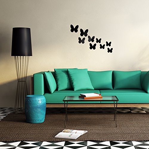 EverTrust(TM) real promotion special offer large pieces butterflies decor modern acrylic diy mirror 3d wall stickers...