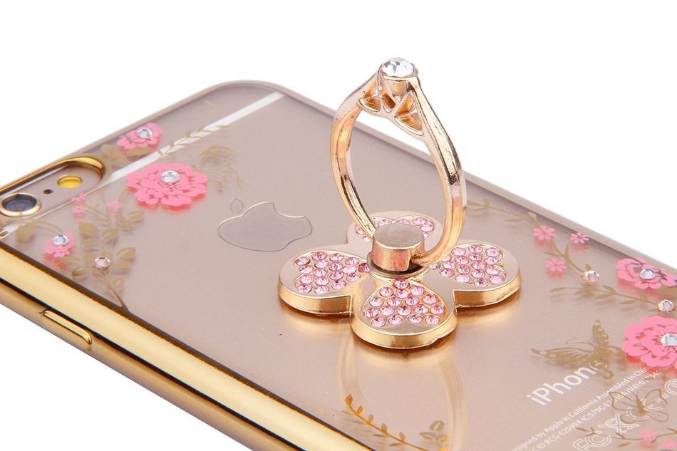 iPhone 5S Case, iPhone SE Case, PHEZEN Clear Soft TPU Protective Case Back Cover with Beautiful Cherry Blossom... N4