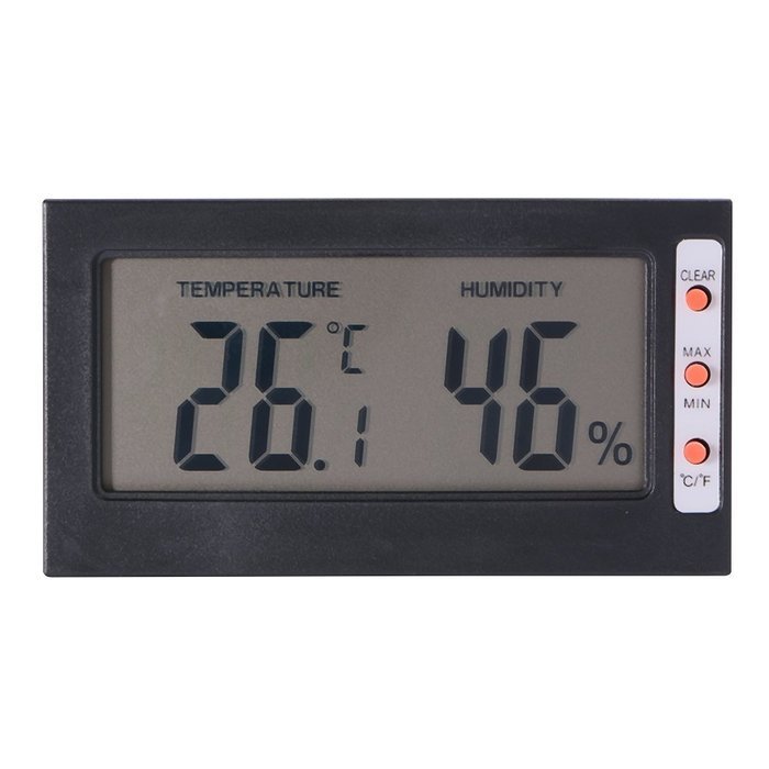 XCSOURCE Mini Digital LCD Thermometer Hygrometer Gauge Humidity Monitor ...