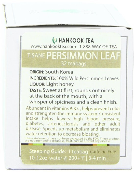 Hankook Tea Tisane, Persimmon Leaf, 32 Count N2