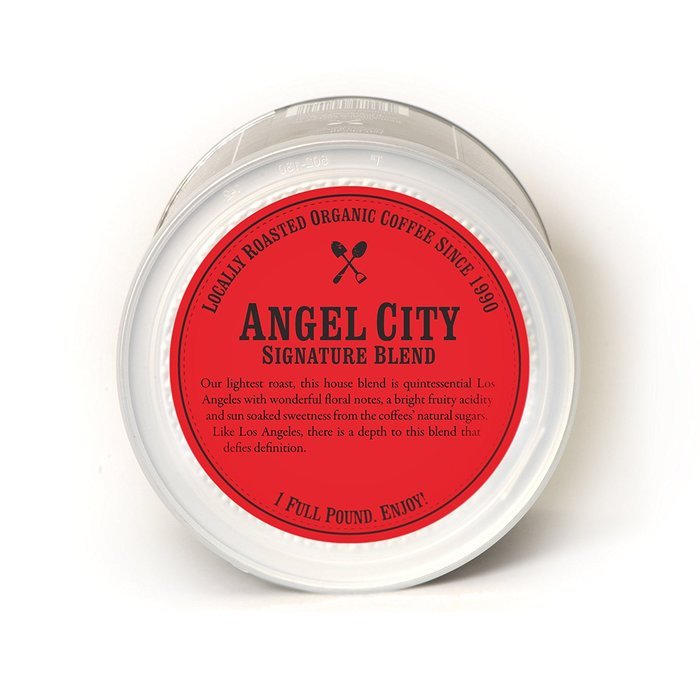 Groundwork Coffee, Organic Angel City, Whole Bean, 16 Ounce Cans (Pack of 2) N2