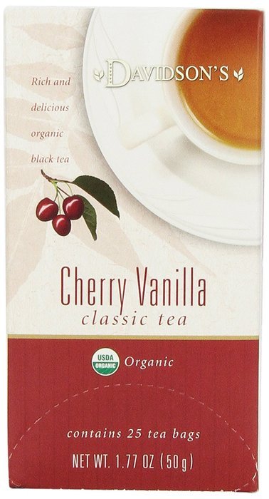 Davidson's Tea Cherry Vanilla, 25 Count Tea Bag