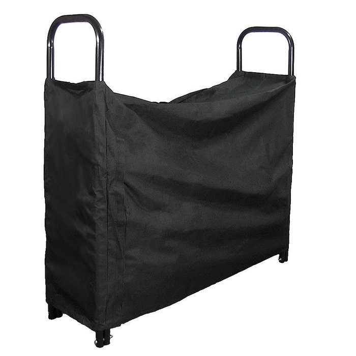 Sunnydaze 8-Foot Firewood Log Rack, Log Rack & Cover COMBO N11