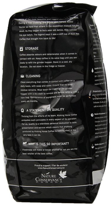 Kicking Horse Coffee, Whole Bean, Kick Ass, 2.2 Pound N9